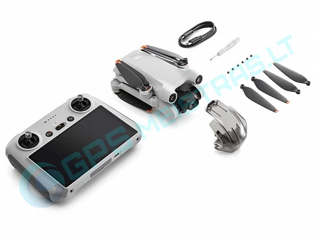 DJI Mavic mini 3 PRO su RC pultu dronas
