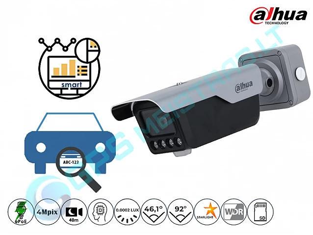 Automobilių numerių atpažinimo ANPR kamera ITC413F-Z1