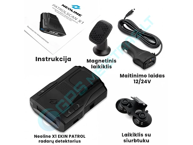 Neoline PATROLSCAN X1, Radarų detektorius  EXD-W EKIN PATROL