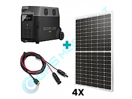 EcoFlow delta PRO MAX 36000Wh saltinis saules panele