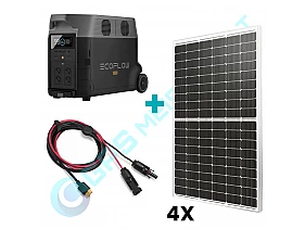 EcoFlow delta PRO MAX 36000Wh saltinis saules panele