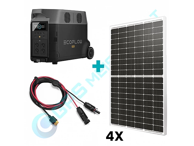 EcoFlow delta PRO MAX 36000Wh saltinis saules panele