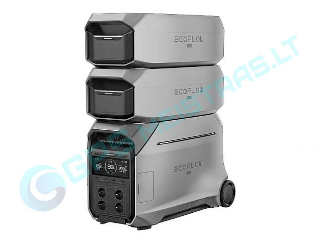 EcoFlow Delta pro 3 papildoma baterija iki 12kWh