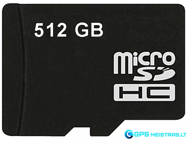 Atminties kortelė 512GB microSD, U3, V30 klasė