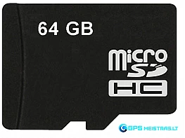 Atminties kortelė 64GB microSD, U3, V30 klasė