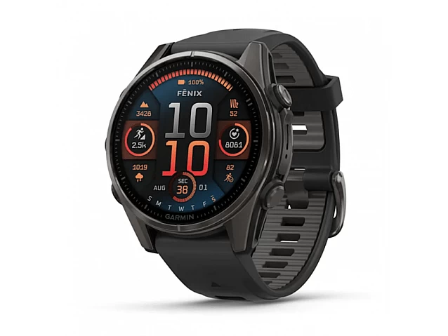 Išmanusis laikrodis Fenix 8 43mm, AMOLED, Sapphire, Gray/Black 