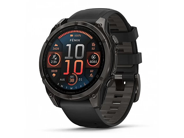 Išmanusis laikrodis Fenix 8 47mm, AMOLED, Sapphire, Gray/Black 