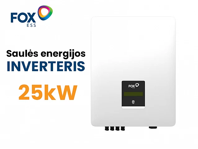 Saulės energijos keitiklis FOXESS/T25-G3 25000W IP65