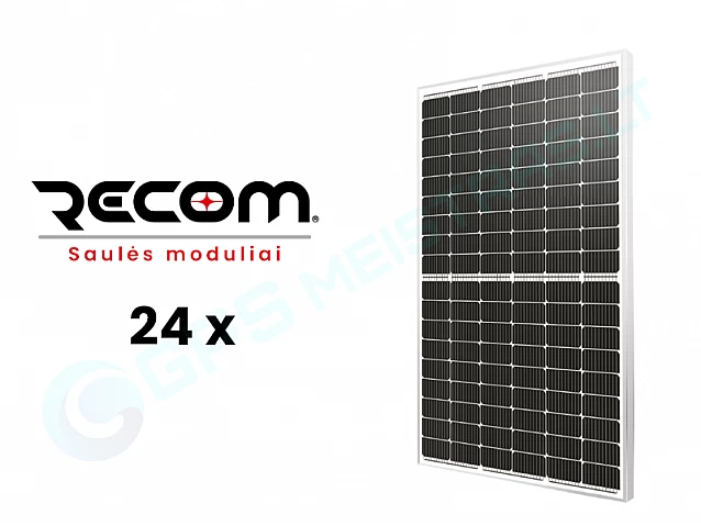 FOXESS 5kw inverteris ir RECOM saulės moduliai 