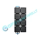 BLUETTI sulankstoma 60 W saulės panelė su XT60