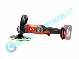DCK akumuliatorinis bešepetėlinis poliruoklis 180mm, 20V