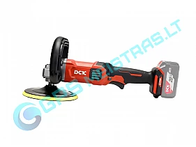 DCK akumuliatorinis bešepetėlinis poliruoklis 180mm, 20V