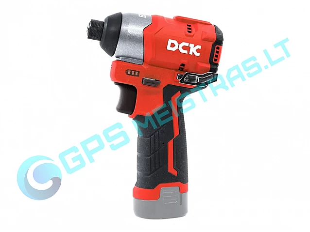 DCK akumuliatorinis bešepetėlinis smūginis suktukas 12V