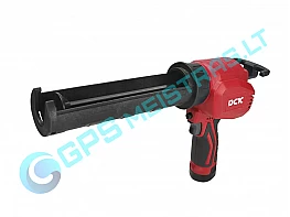 DCK akumuliatorinis sandarinimo pistoletas 300ml, 12V