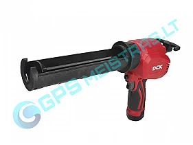 DCK akumuliatorinis sandarinimo pistoletas 300ml, 12V