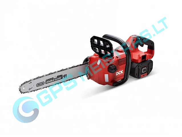 DCK Akumuliatorinis bešepetėlinis grandininis pjūklas 45 cm, 58V