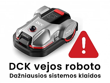 DCK klaidų kodai ir jų paaiškinimai
