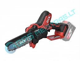 DCK akumuliatorinis mini grandininis pjūklas 15 cm 20 V