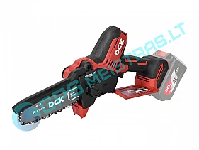DCK akumuliatorinis mini grandininis pjūklas 15 cm 20 V