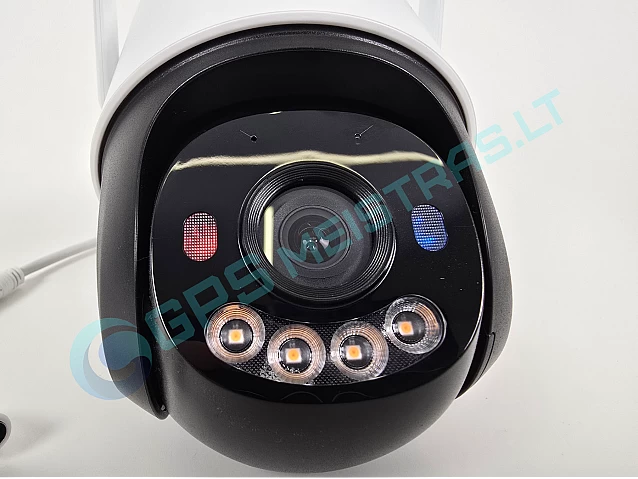 IMOU 4G Lauko Cruiser 3K valdoma kamera su LED, sirena ir švyturėliais