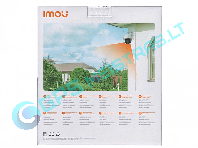 IMOU 4G Lauko Cruiser 3K valdoma kamera su LED, sirena ir švyturėliais