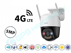 IMOU 4G Lauko Cruiser 3K valdoma kamera su LED, sirena ir švyturėliais