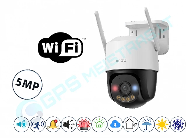 IMOU Lauko Cruiser 3K WiFi valdoma kamera su LED, sirena ir švyturėliais