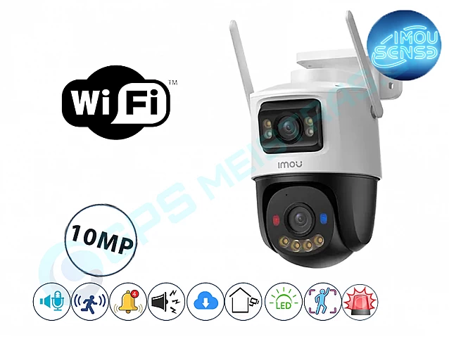 IMOU Dvigubos akies Cruiser 10MP PRO PT DUAL WiFi kamera