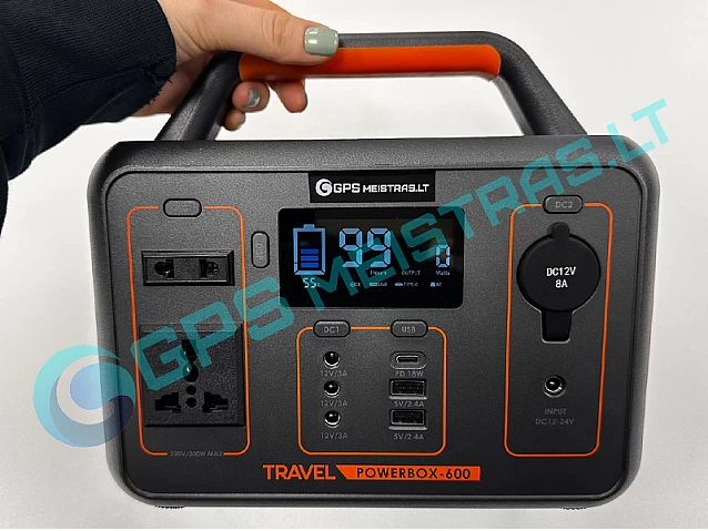 Travel atsarginis maitinimo šaltinis 600