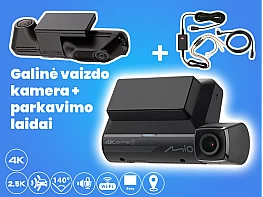 MIO DUAL CAR DASH CAMERA MIVUE 955WD 4K GPS WI-FI DASH CAM AUDIO RECORDER