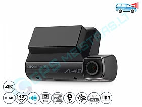MIO DUAL CAR DASH CAMERA MIVUE 955WD 4K GPS WI-FI DASH CAM AUDIO RECORDER
