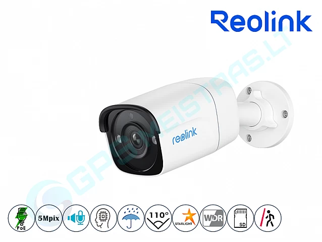 Reolink P320 2K PoE IP kamera su išmaniu aptikimu