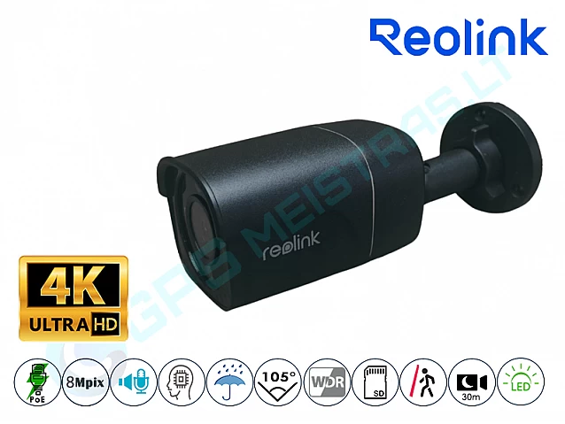 Reolink P330 4K PoE IP kamera su išmaniu aptikimu