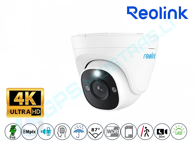 Reolink P334 4K PoE IP kamera su išmaniu aptikimu