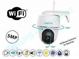 Reolink WiFi kamera su baterija Argus 5MP