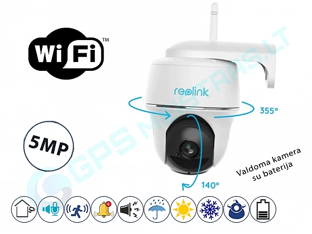 Reolink WiFi kamera su baterija Argus 5MP