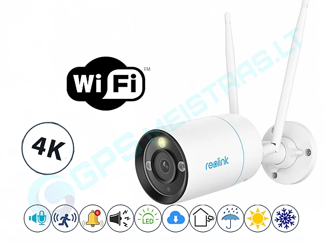 Reolink cilindrinė 4K WiFi kamera