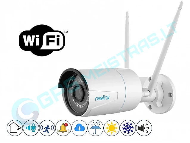 Reolink cilindrinė 5MP WiFi kamera balta