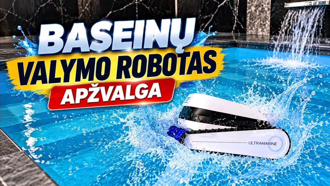 Ecoflow Ultramarine P1 baseino valymo robotas