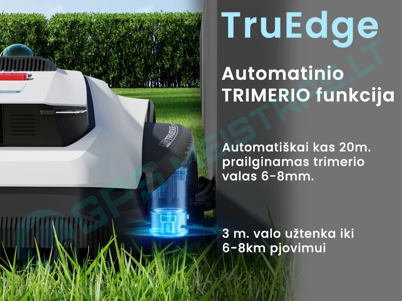ECOVACS GOAT TruEdge trimerio funkcija
